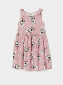 Платье миди H&M модель 8705303kwer_Розово-серый Фото