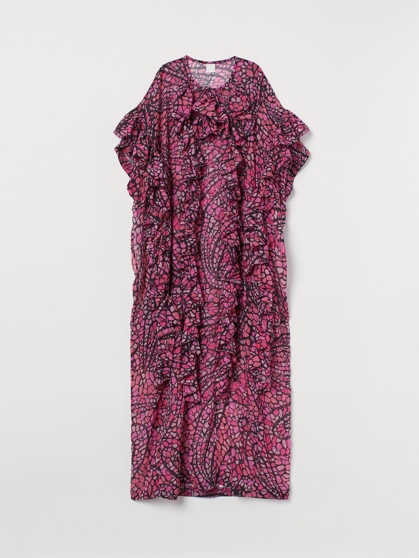 Платье миди H&M модель 8808511wer_Розовый Фото