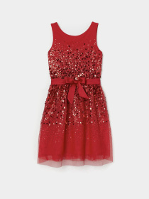 Платье миди H&M модель 8863472kwer_Красный Фото