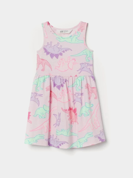 Платье миди H&M модель 8705303kwer_Светло-лиловый Фото