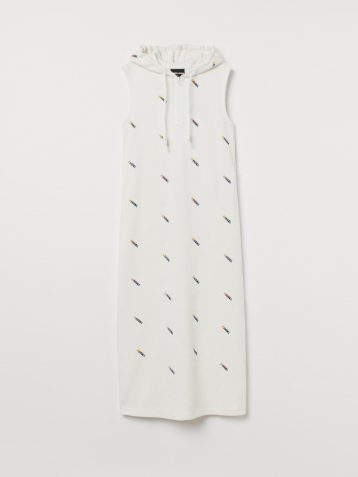 Платье макси H&M модель 8093960wer_Молочный Фото