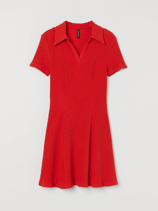 Платье с к/р модель 9812993wer_Красный Фото