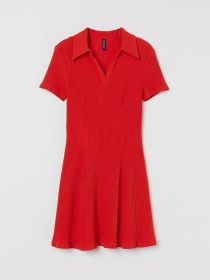 Сукня міні H&M модель 9812993wer_Красный Фото