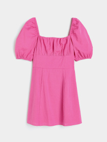 Платье мини H&M модель 1139144wer_Малиновый Фото