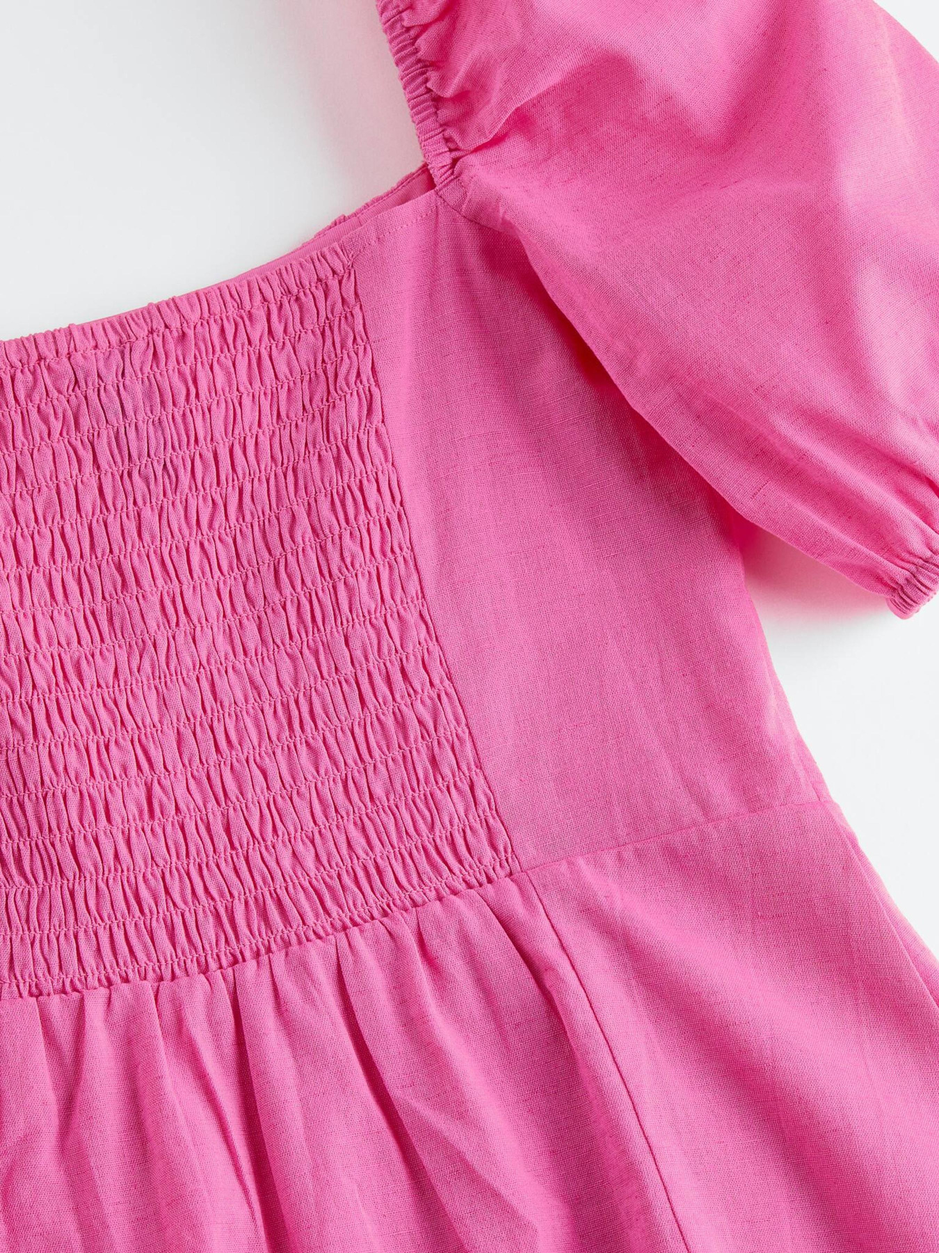 Платье мини H&M модель 1139144wer_Малиновый Фото