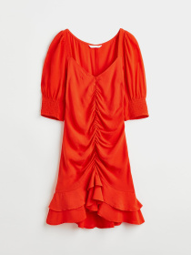 Сукня міні H&M модель 1107851wer_Коралловый Фото