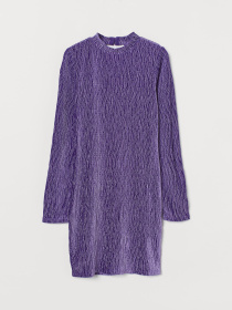 Платье мини H&M модель 9025092wer_Фиолетовый Фото