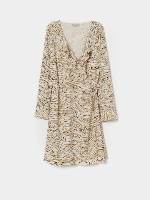 Сукня міні H&M модель 8489881wer_Светло-бежевый Фото