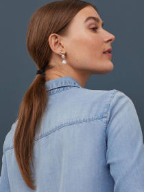 Сукня міні H&M модель 9297514wer_Голубой Фото