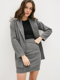 Повсякденний костюм ISSA Plus модель 12336_gray Фото