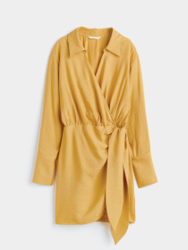 Сукня міні H&M модель 1145264wer_Горчичный Фото