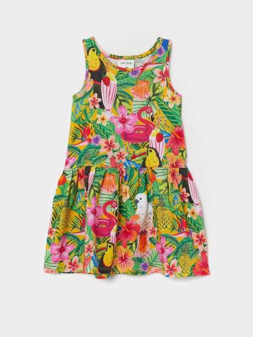 Платье миди H&M модель 8852491kwer_Желтый Фото