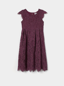 Платье миди H&M модель 8757271kwer_Сливовый Фото