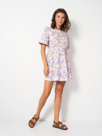 Платье мини H&M модель 9961273wer_Комбинированный Фото