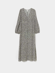 Платье макси H&M модель 9534163wer_Комбинированный Фото