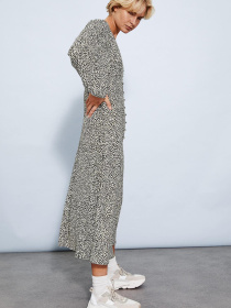 Платье макси H&M модель 9534163wer_Комбинированный Платье макси H&M модель 9534163wer_Комбинированный Фото