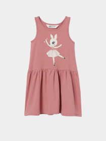 Сукня міді H&M модель 8061371kwer_Розовый Фото