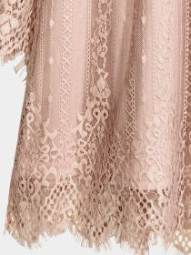 Платье мини H&M модель 4242384wer_Бежевый Фото