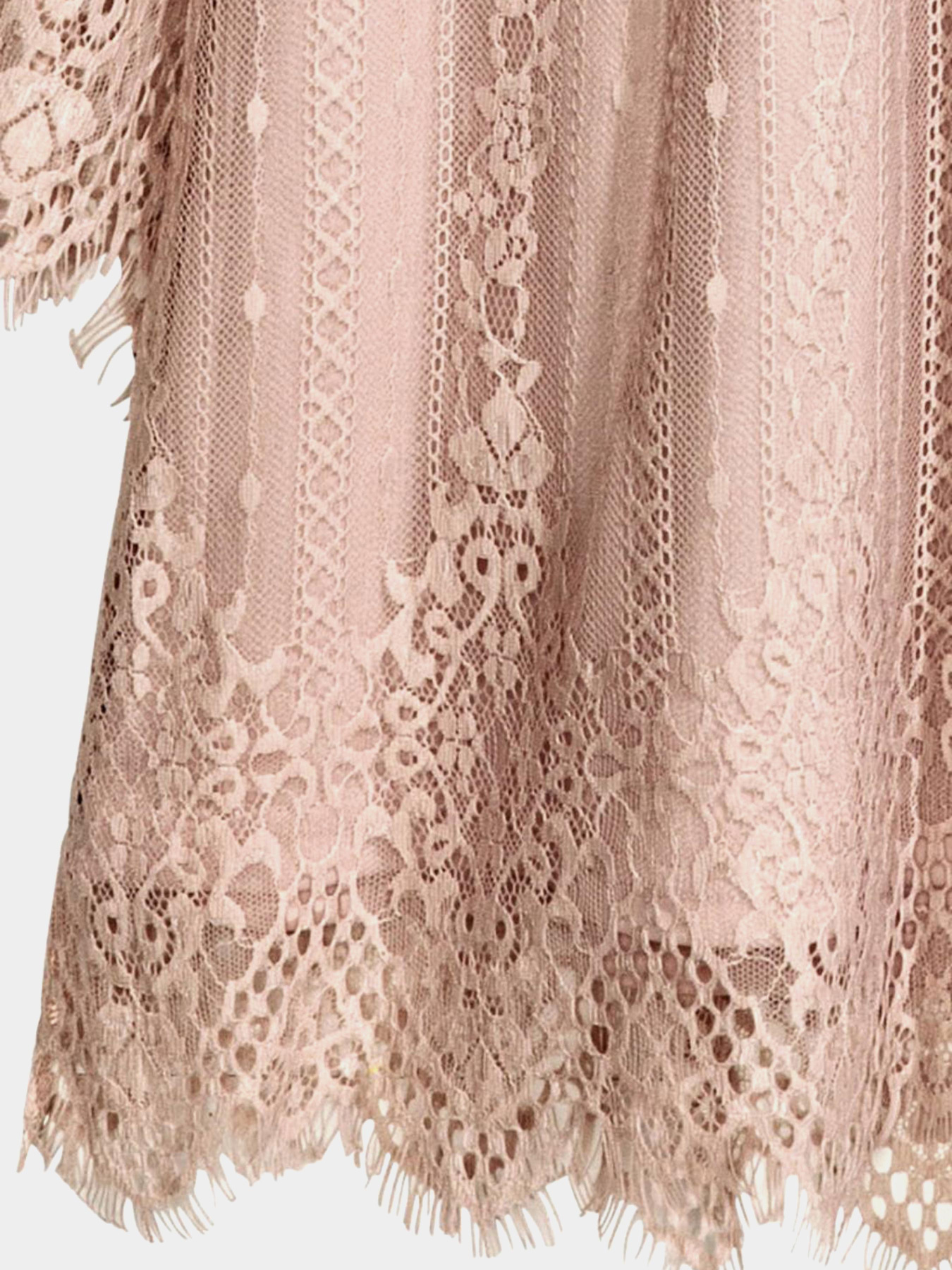 Сукня міні H&M модель 4242384wer_Бежевый Фото