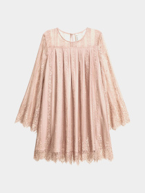 Сукня міні H&M модель 4242384wer_Бежевый Фото