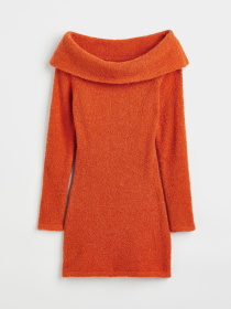 Сукня міні H&M модель 1115105wer_Оранжевый Фото