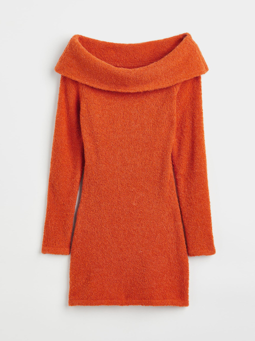 Сукня міні H&M модель 1115105wer_Оранжевый Фото