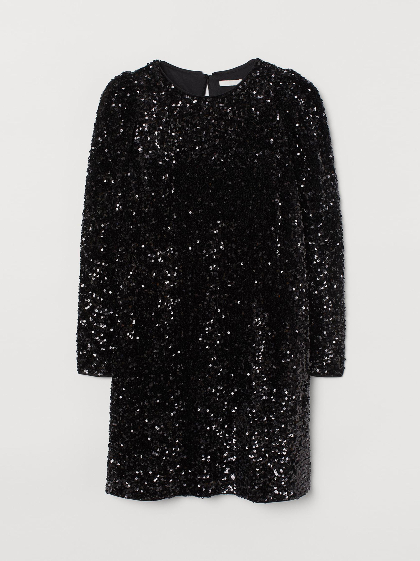 Платье мини H&M модель 9275192wer_Черный Фото