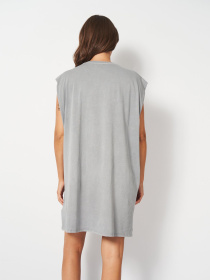 Платье-футболка H&M модель 9622653wer_Серый Фото