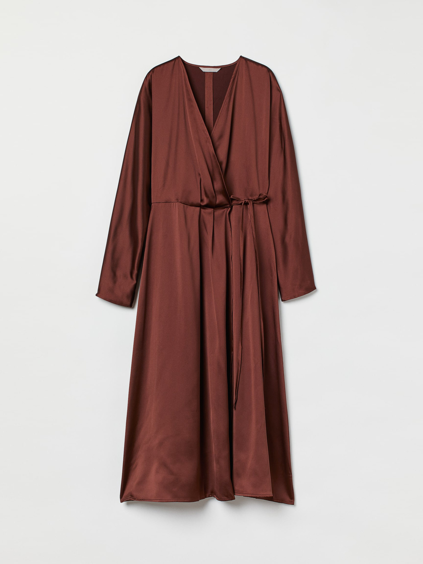 Платье миди H&M модель 10126940wer_Коричневый Платье миди H&M модель 10126940wer_Коричневый Фото