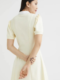 Платье мини H&M модель 10710135wer_Светло-желтый Фото