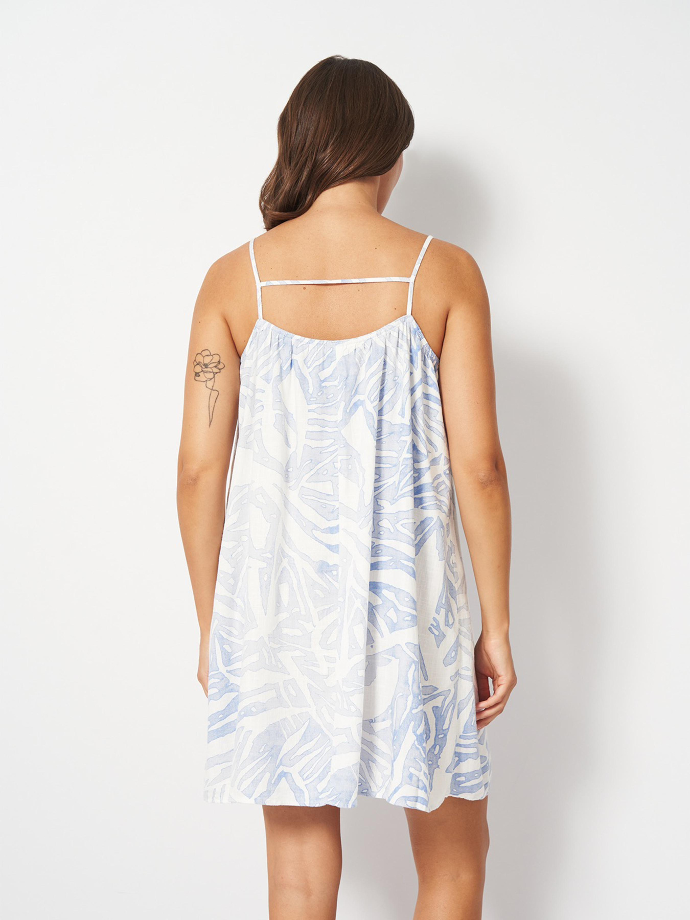 Сарафан H&M модель 9309333wer_Бело-голубой Фото