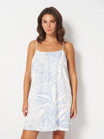 Сарафан H&M модель 9309333wer_Бело-голубой Фото