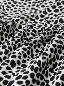 Платье мини H&M модель 9154532wer_Бело-черный Фото