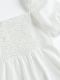 Платье мини H&M модель 1139144wer_Белый Фото