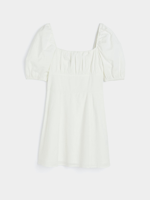 Платье мини H&M модель 1139144wer_Белый Фото