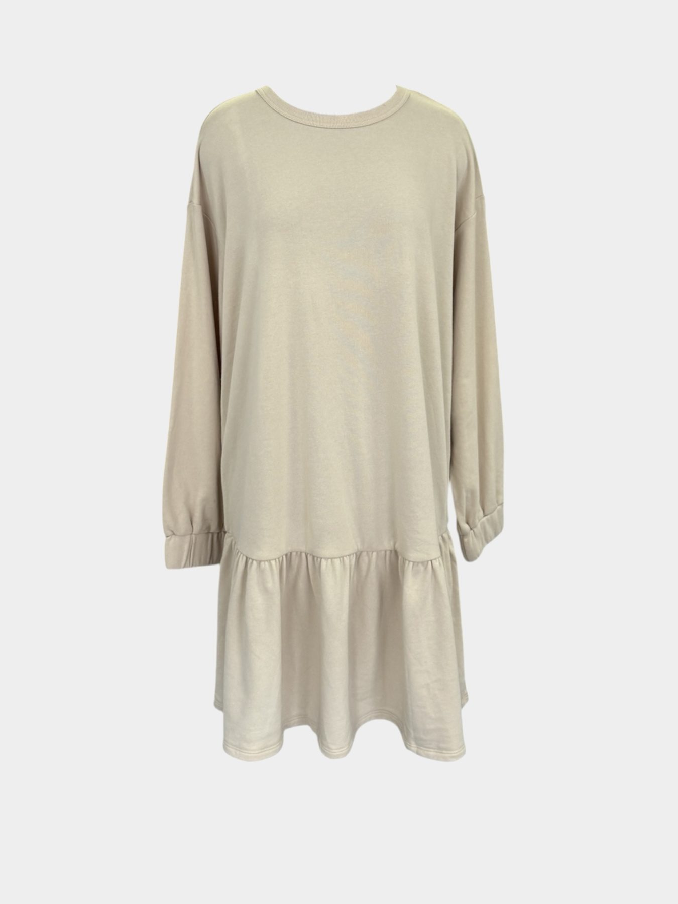 Платье миди H&M модель 2196148wer_Светло-бежевый Фото