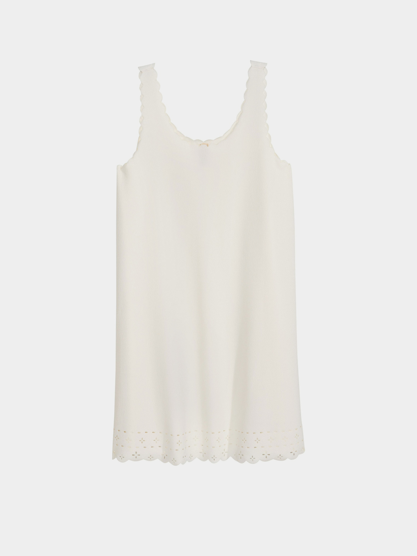 Платье мини H&M модель 4436614wer_Белый Фото