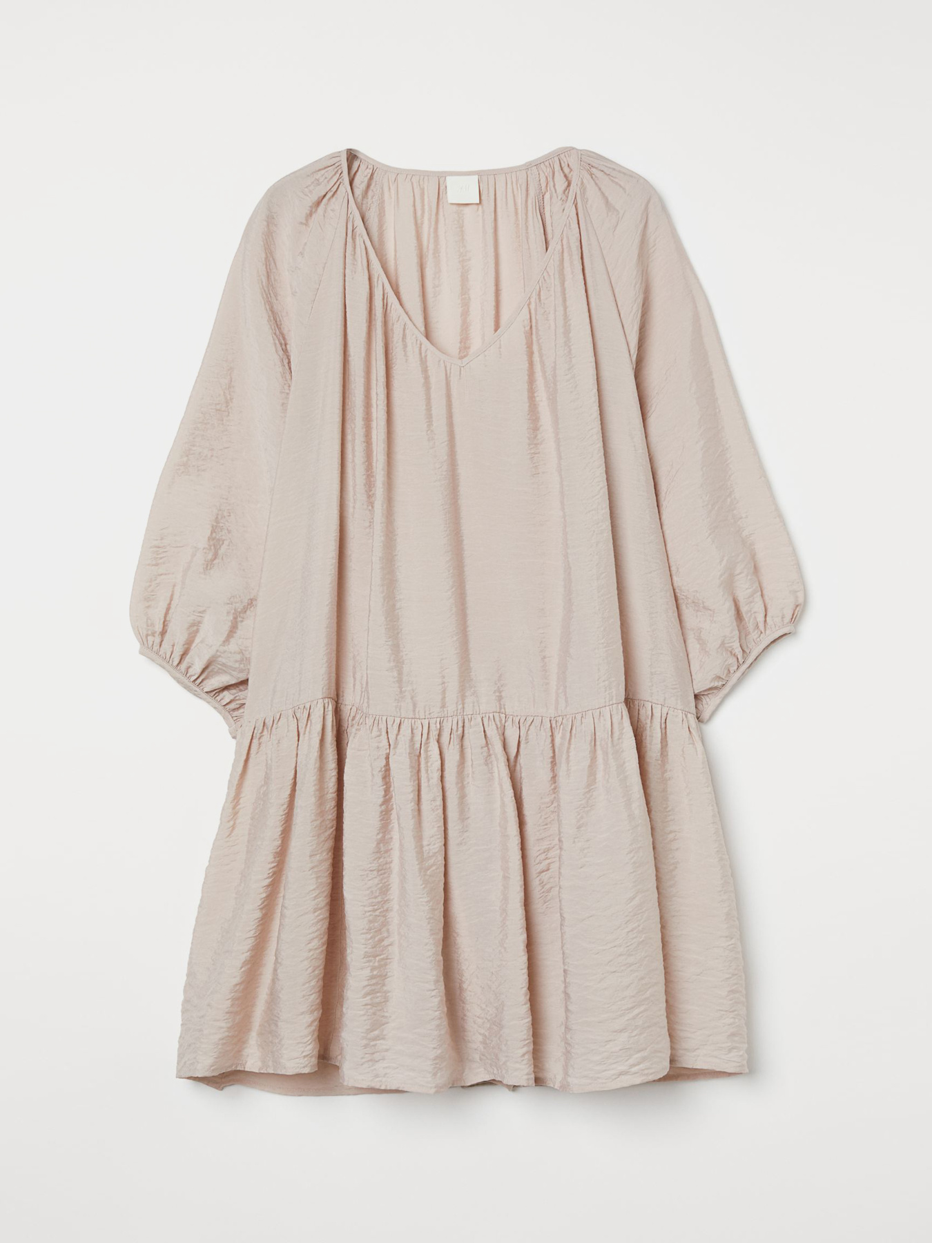 Сукня міні H&M модель 9738163wer_Бежевый Фото