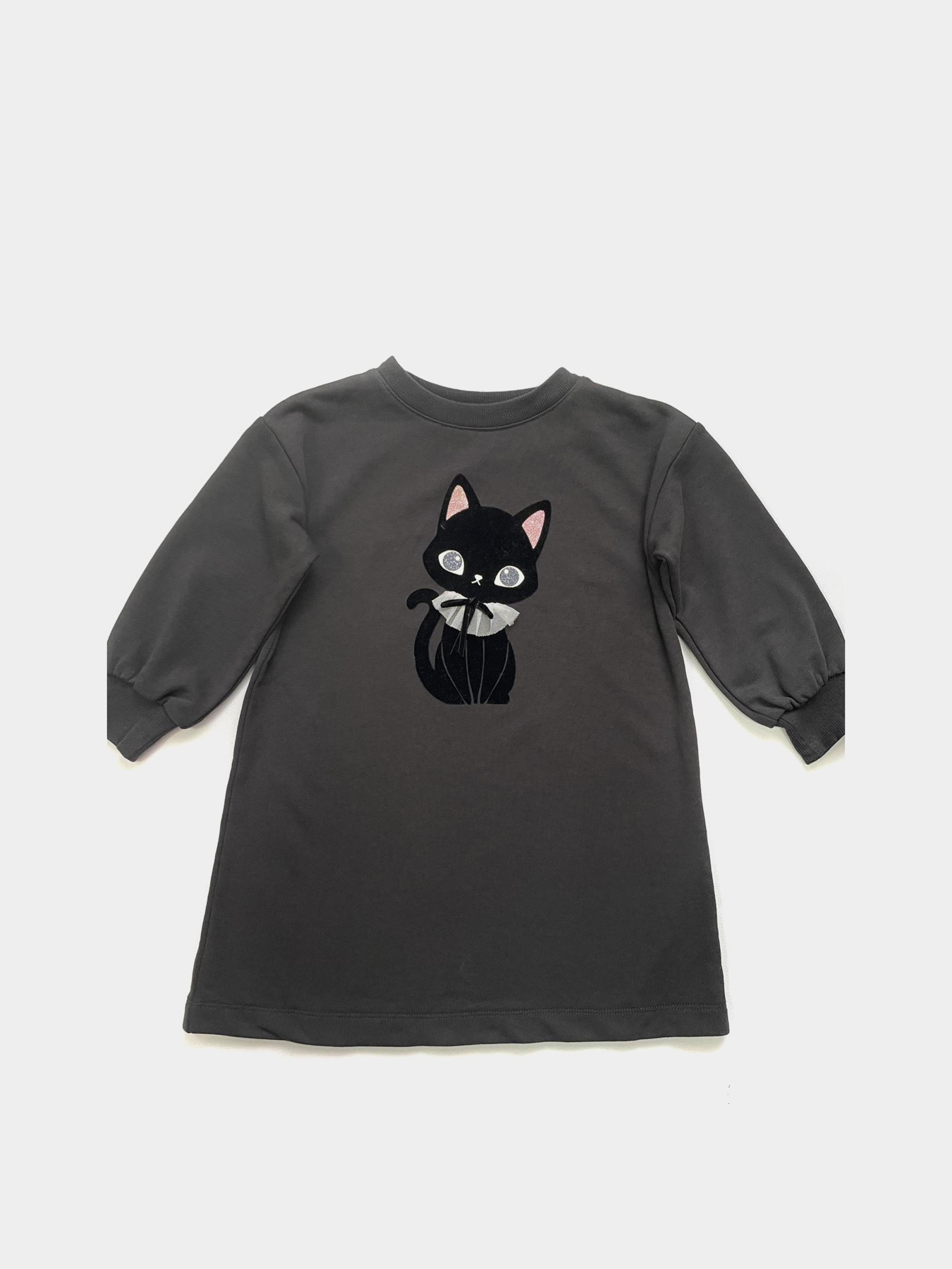 Платье миди H&M модель 5205676kwer_Темно-серый Фото