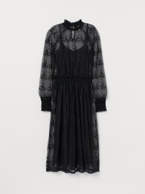 Платье миди H&M модель 7957760wer_Черный Фото