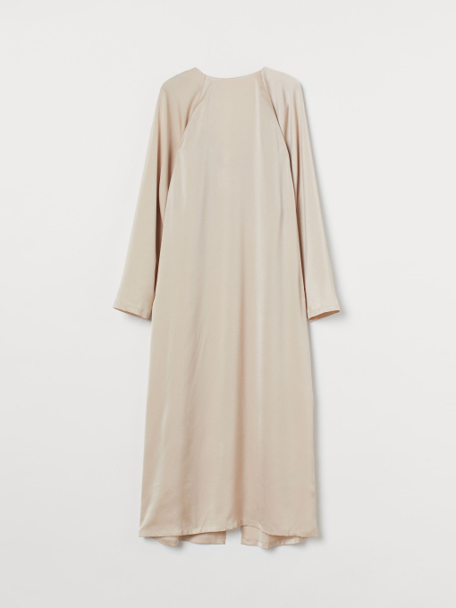 Платье миди H&M модель 9399482wer_Светло-бежевый Фото