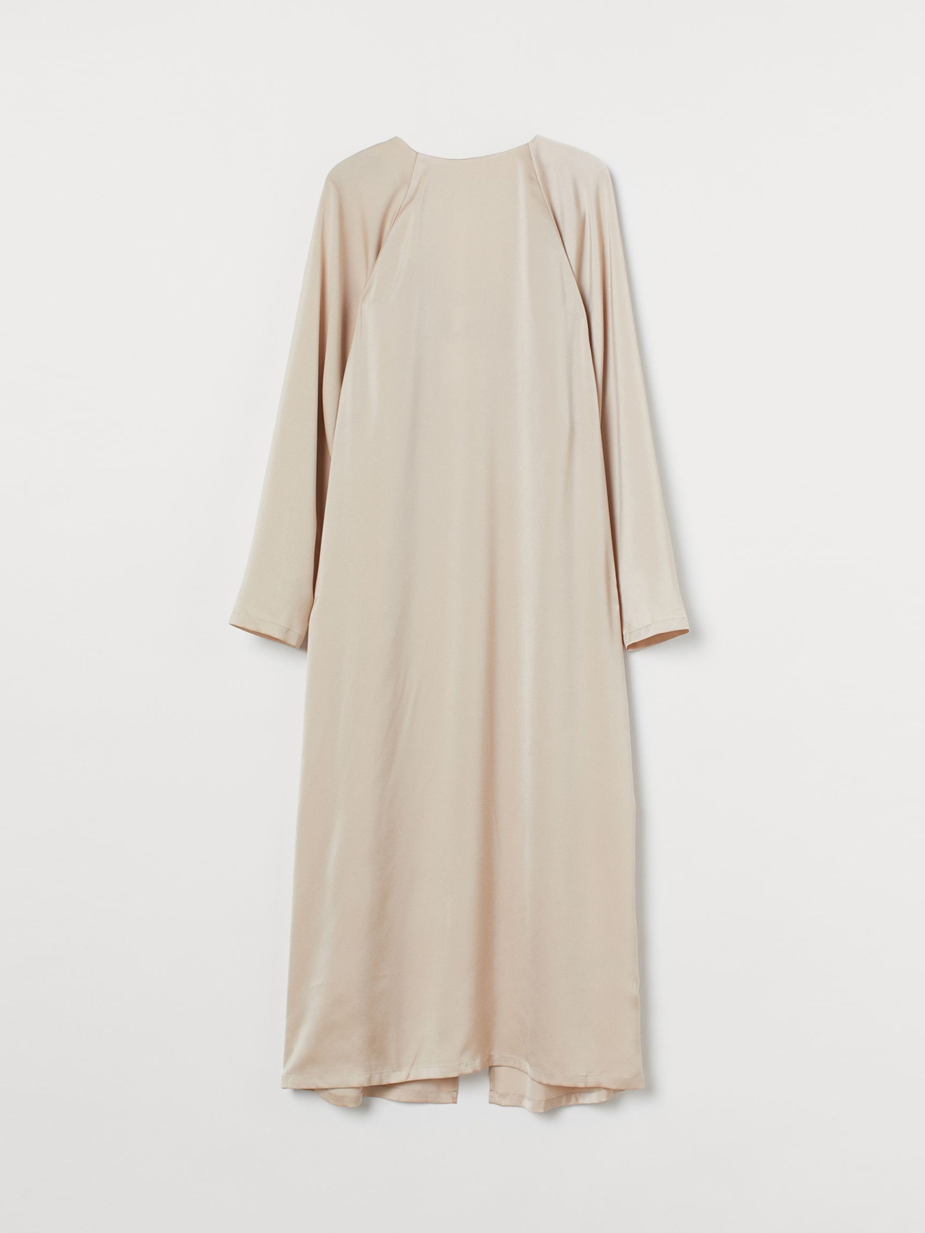 Платье миди H&M модель 9399482wer_Светло-бежевый Фото