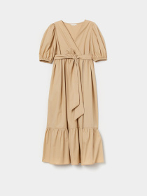 Платье макси H&M модель 8656711wer_Бежевый Фото