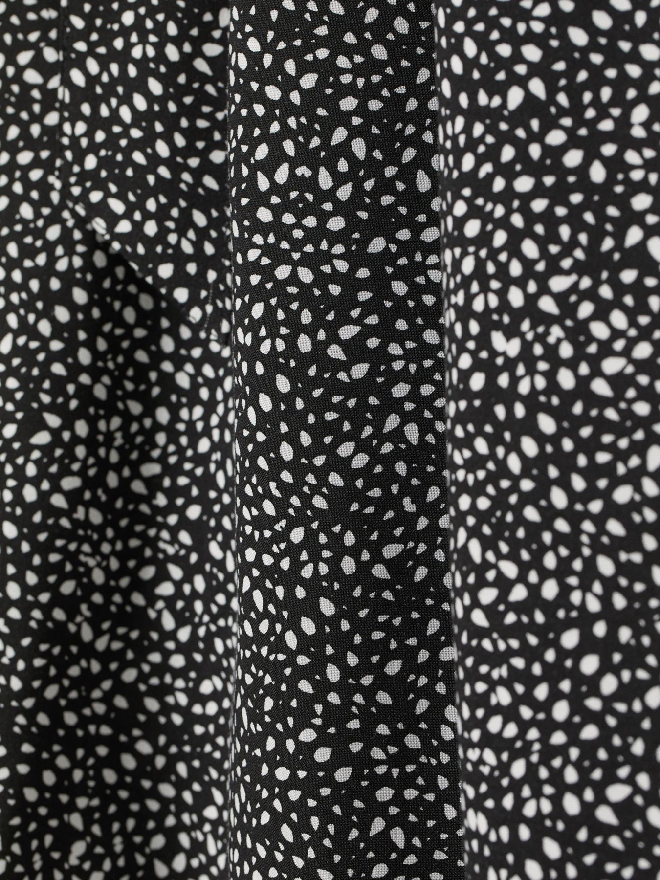 Сукня міні H&M модель 8222031wer_Черно-белый в горошек Фото