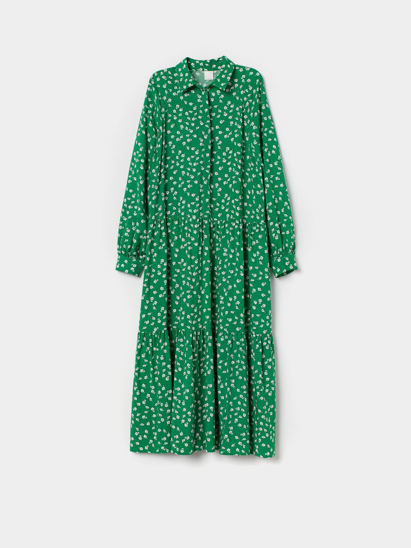 Платье миди H&M модель 8387871wer_Зеленый Фото