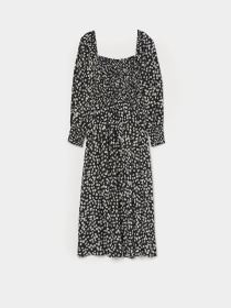 Сукня міді H&M модель 8618471wer_Черно-белый Фото