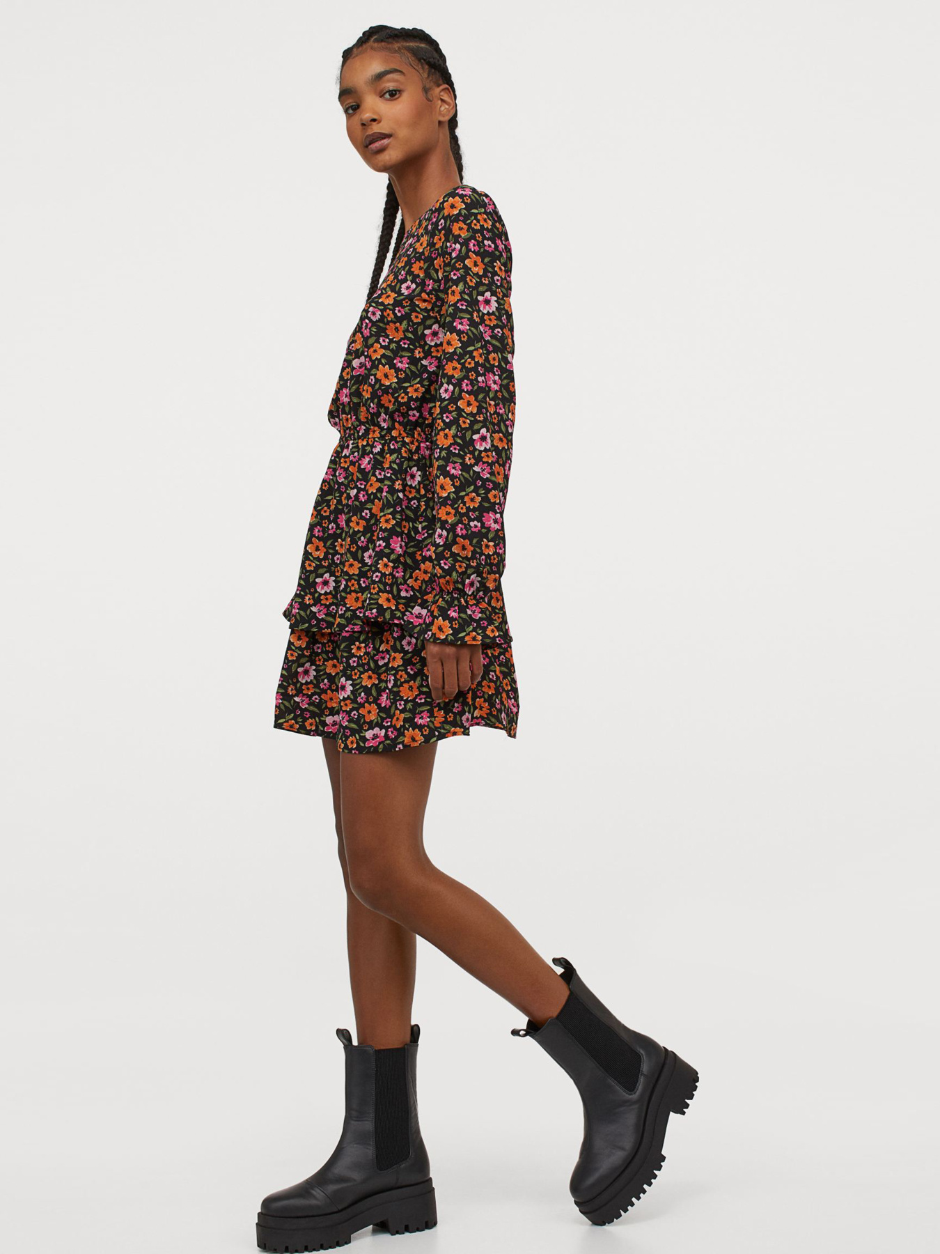 Сукня міні H&M модель 9279572wer_Комбинированный Фото