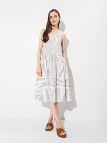 Сукня міді H&M модель 1179568wer_Белый Фото