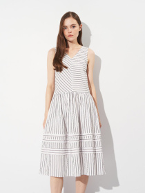 Сукня міді H&M модель 1179568wer_Белый Фото