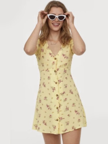 Сукня міні H&M модель 7837680wer_Желтый Фото